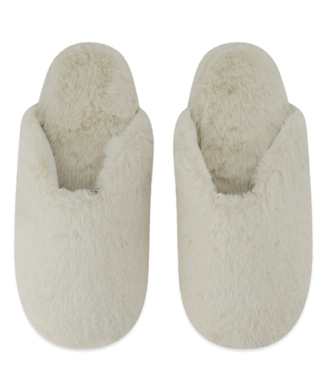 Teddy slippers, Wit