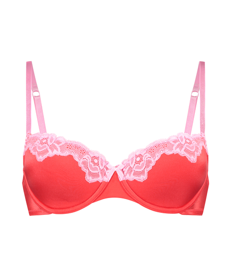 Soutien-gorge à armatures préformé Lace & Shine, Rouge