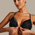 Soutien-gorge push-up à armatures préformé Chalice, Noir