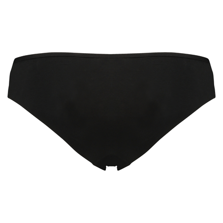 Slip brésilien invisible Laser Cut, Noir