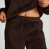 Pantalon Fluffy Fleece, Brun