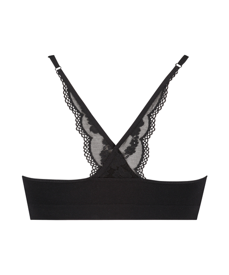 Brassière sans coutures Marine, Noir