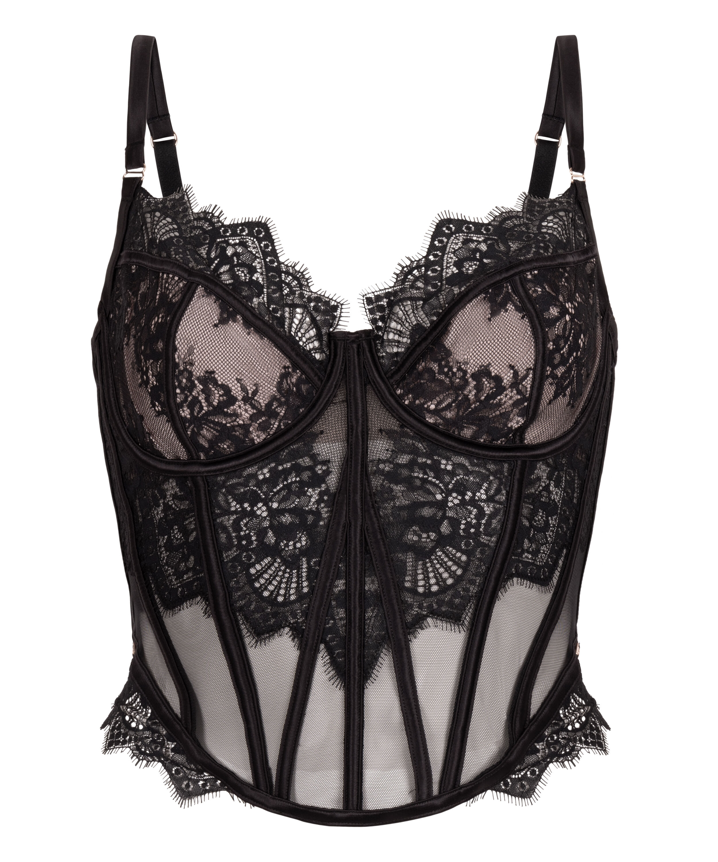 Bustier Zoe, Zwart