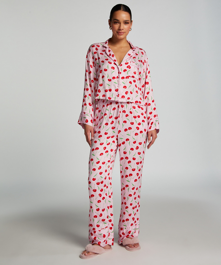 Pyjamabroek Woven Springbreakers, Roze