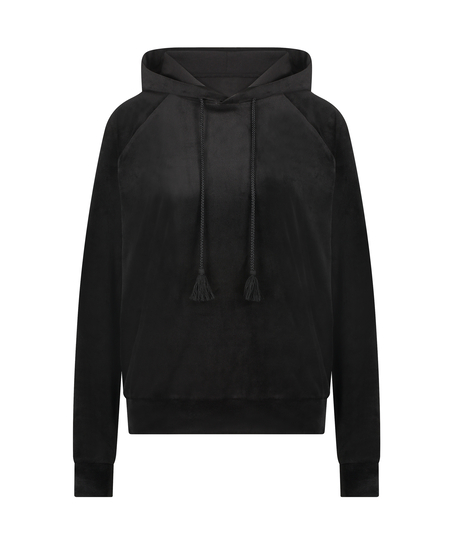 Top Velours, Zwart