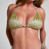 Haut de bikini triangle Cali, Vert