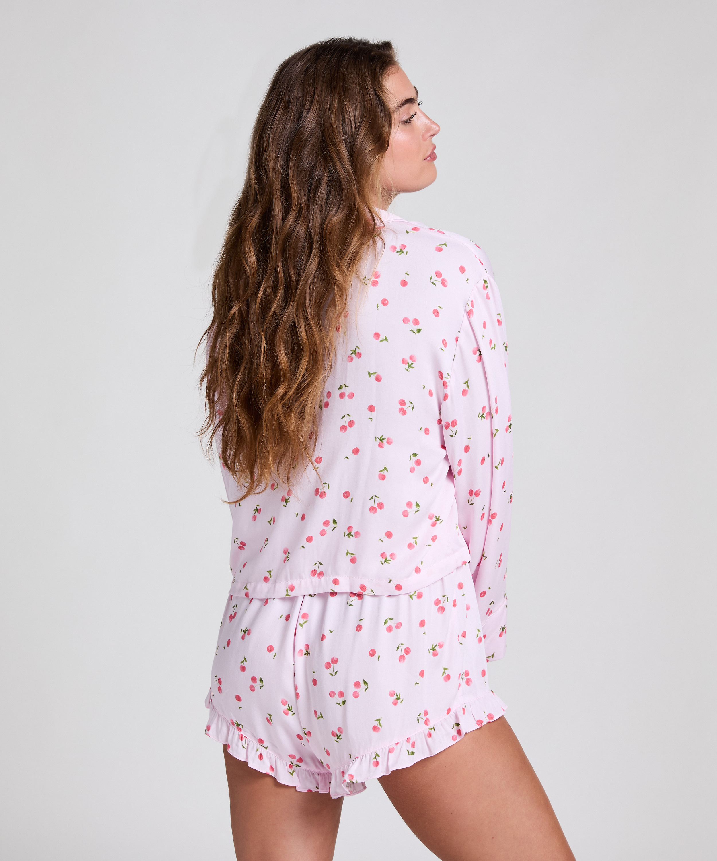 Pyjama shorts, Roze, main