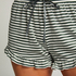 Shorts Ruffle Velours, Groen