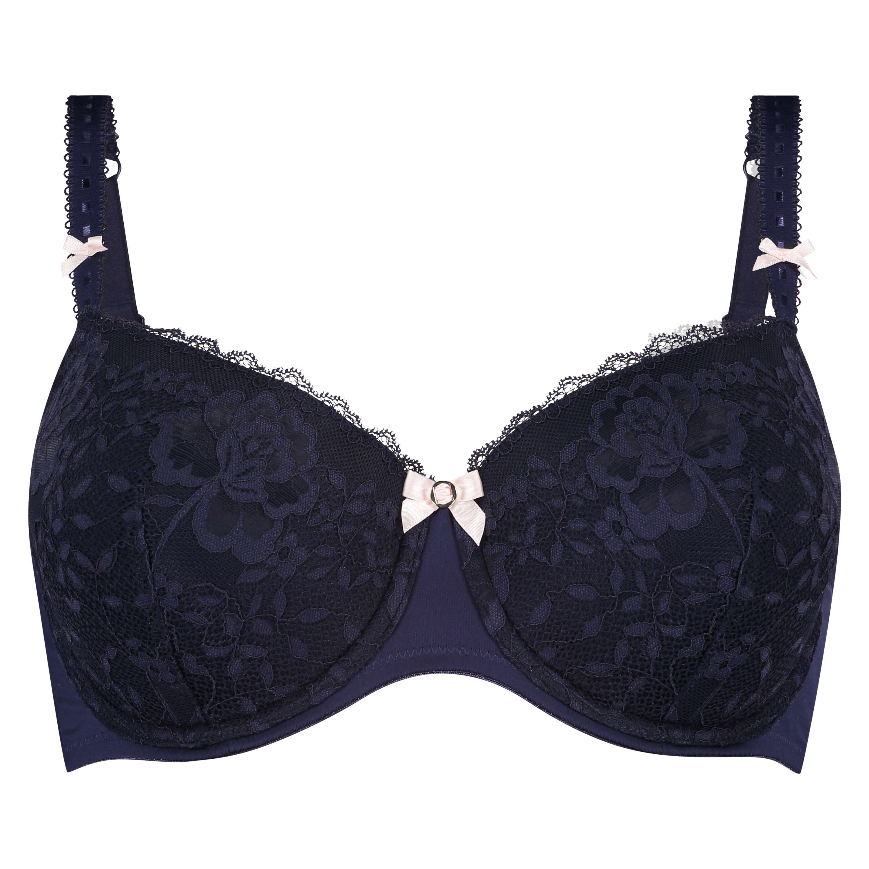 Soutien-gorge &agrave; armatures pr&eacute;form&eacute; Maya, Bleu, main