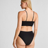 Bandeau Bralette Smooth, Zwart
