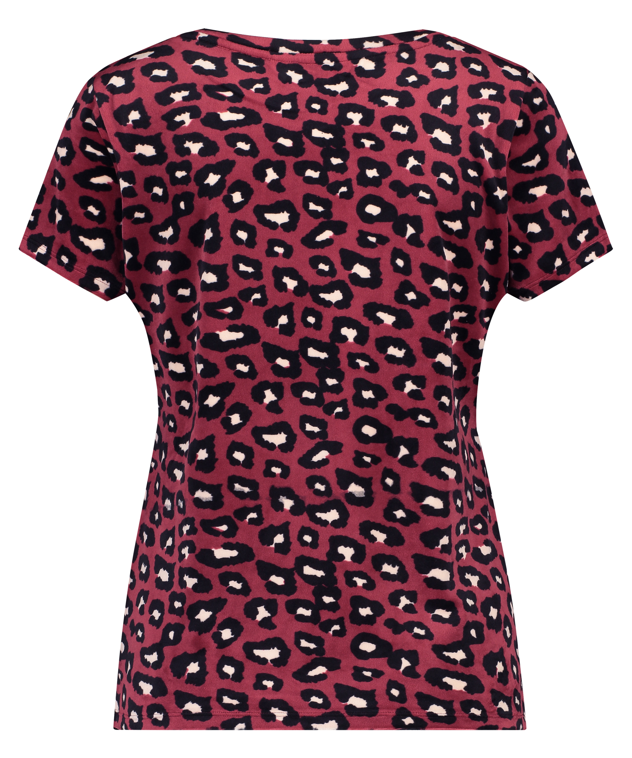 Top Velours, Rouge, main