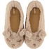 Pantoffels ballerina, Beige