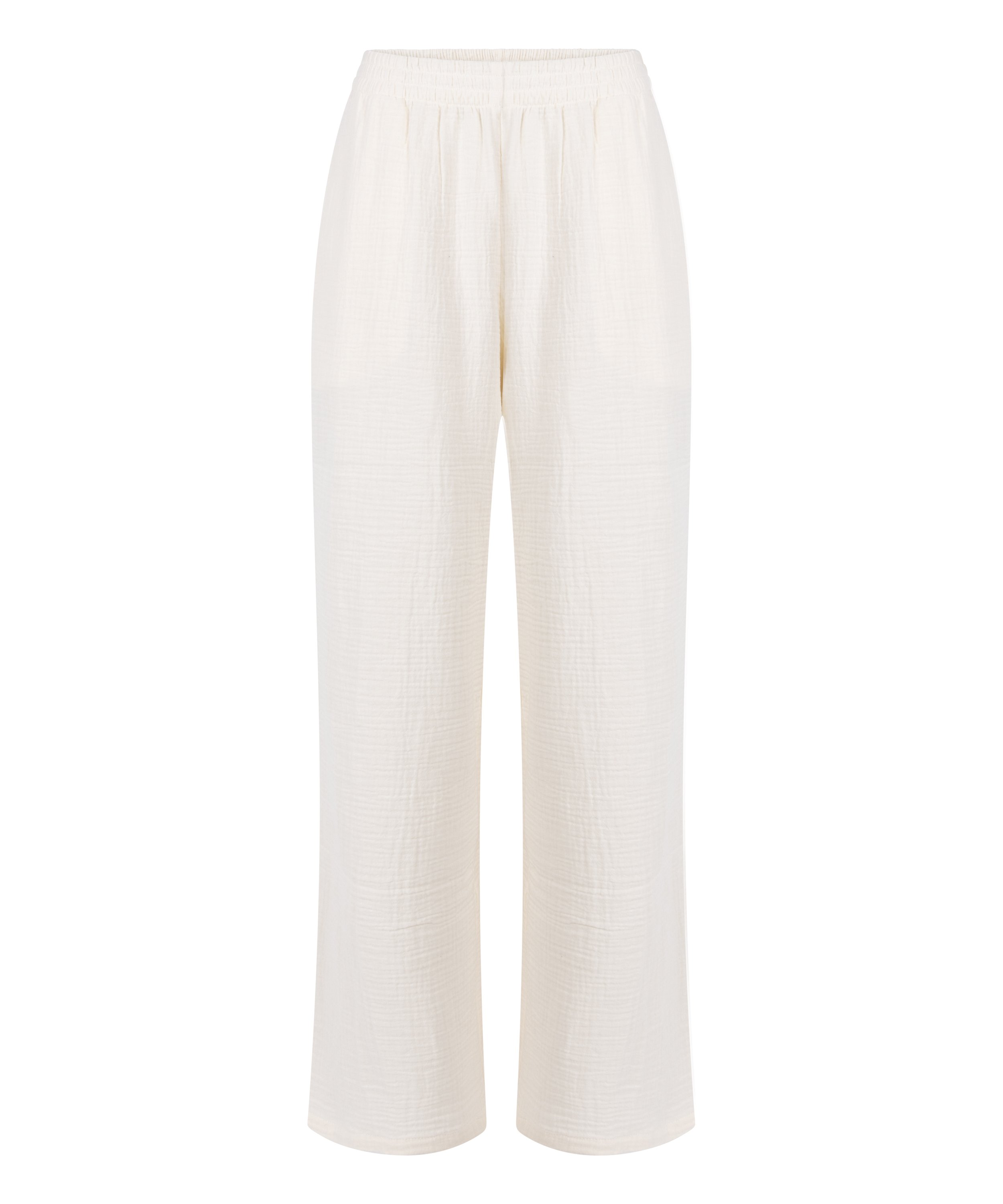 Pantalon en mousseline, Blanc, main