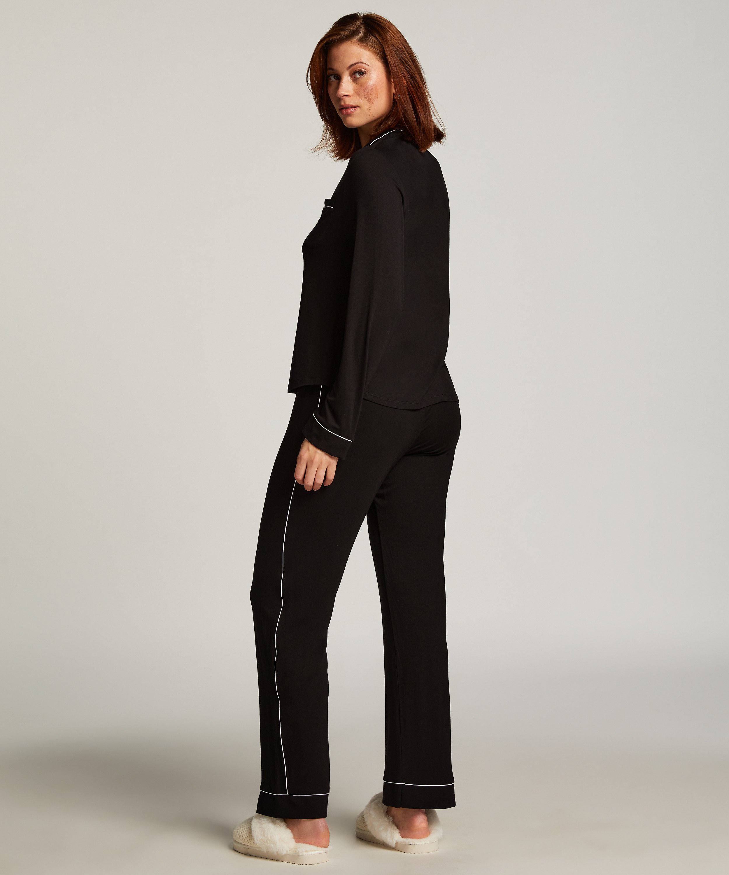 Pantalon en jersey Essential, Noir, main