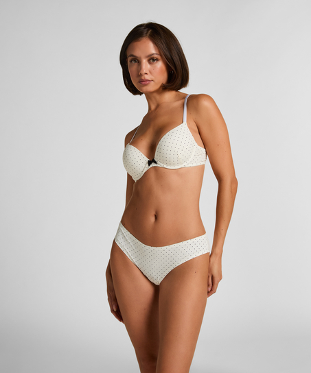 Soutien-gorge &agrave; armatures pr&eacute;form&eacute; Plunge, Blanc