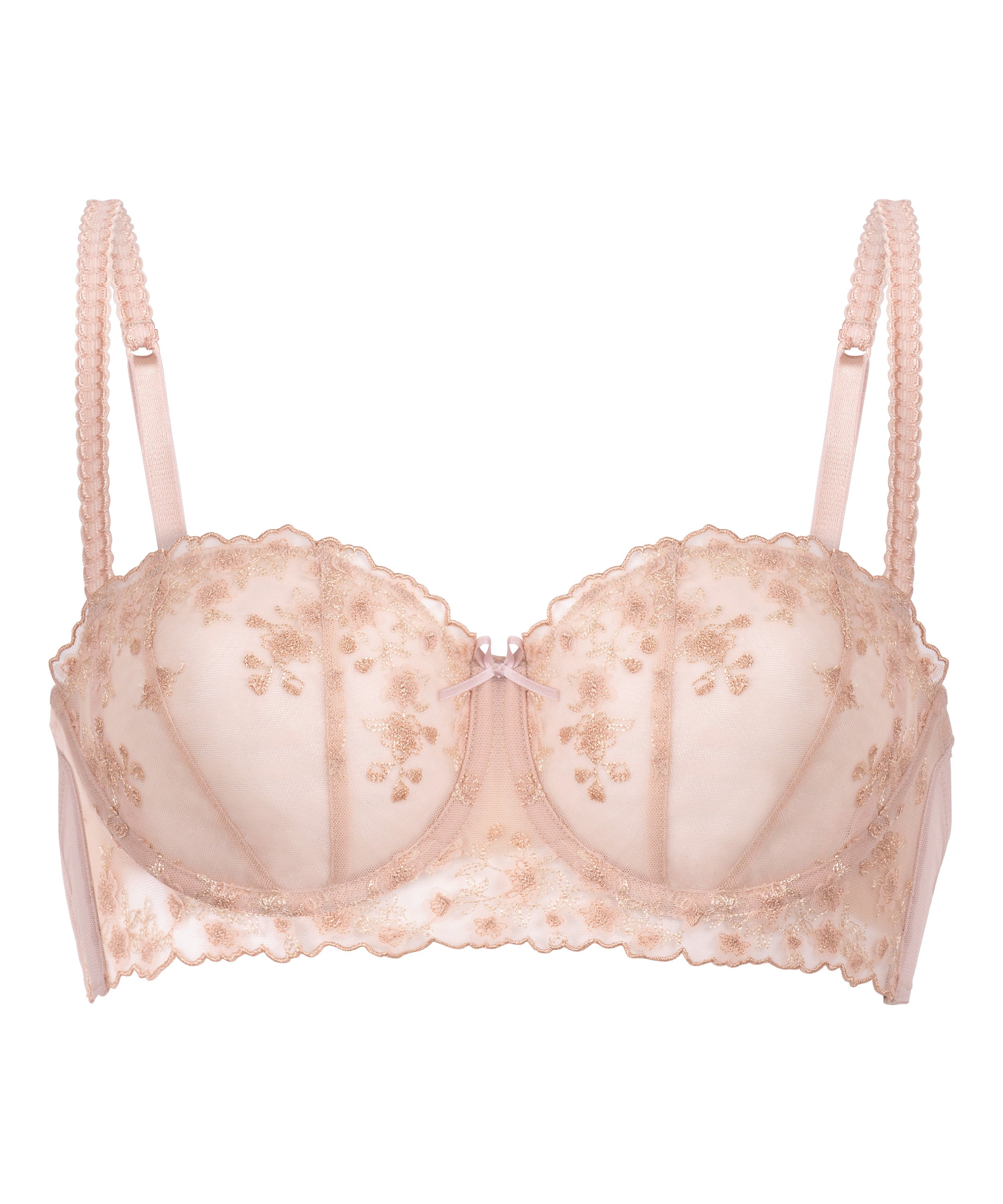 Soutien-gorge &agrave; armatures non-rembourr&eacute; Chlo&eacute;, Rose, main
