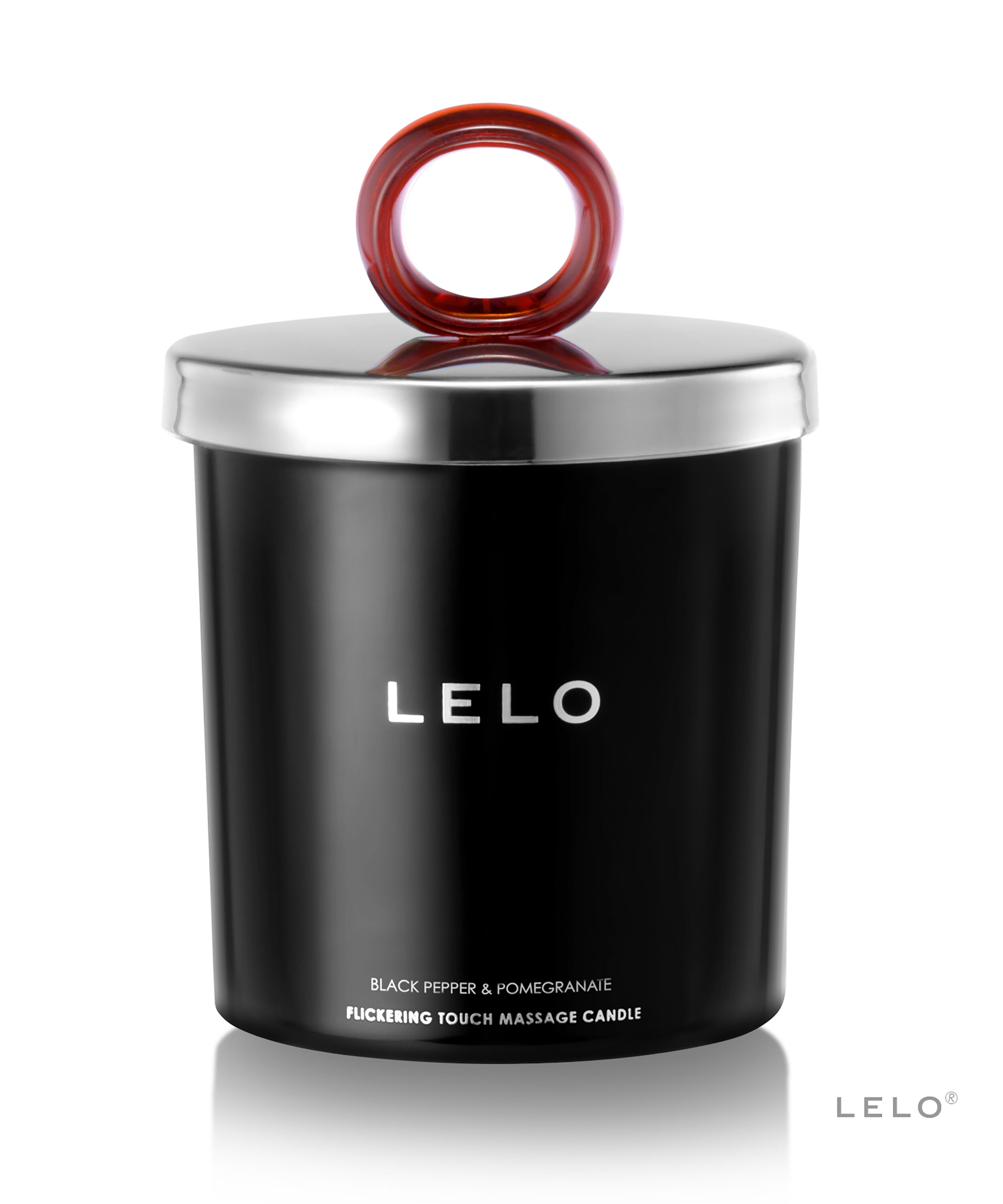 LELO Bougie de Massage Black peper & pomegranate, Rose