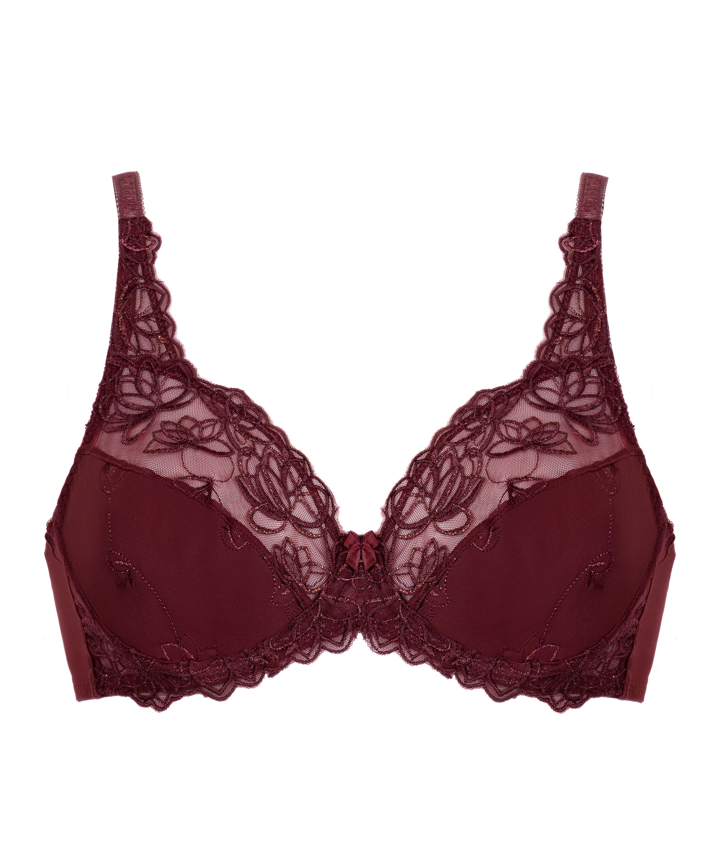 Soutien-gorge &agrave; armatures non-pr&eacute;form&eacute; Diva, Rouge