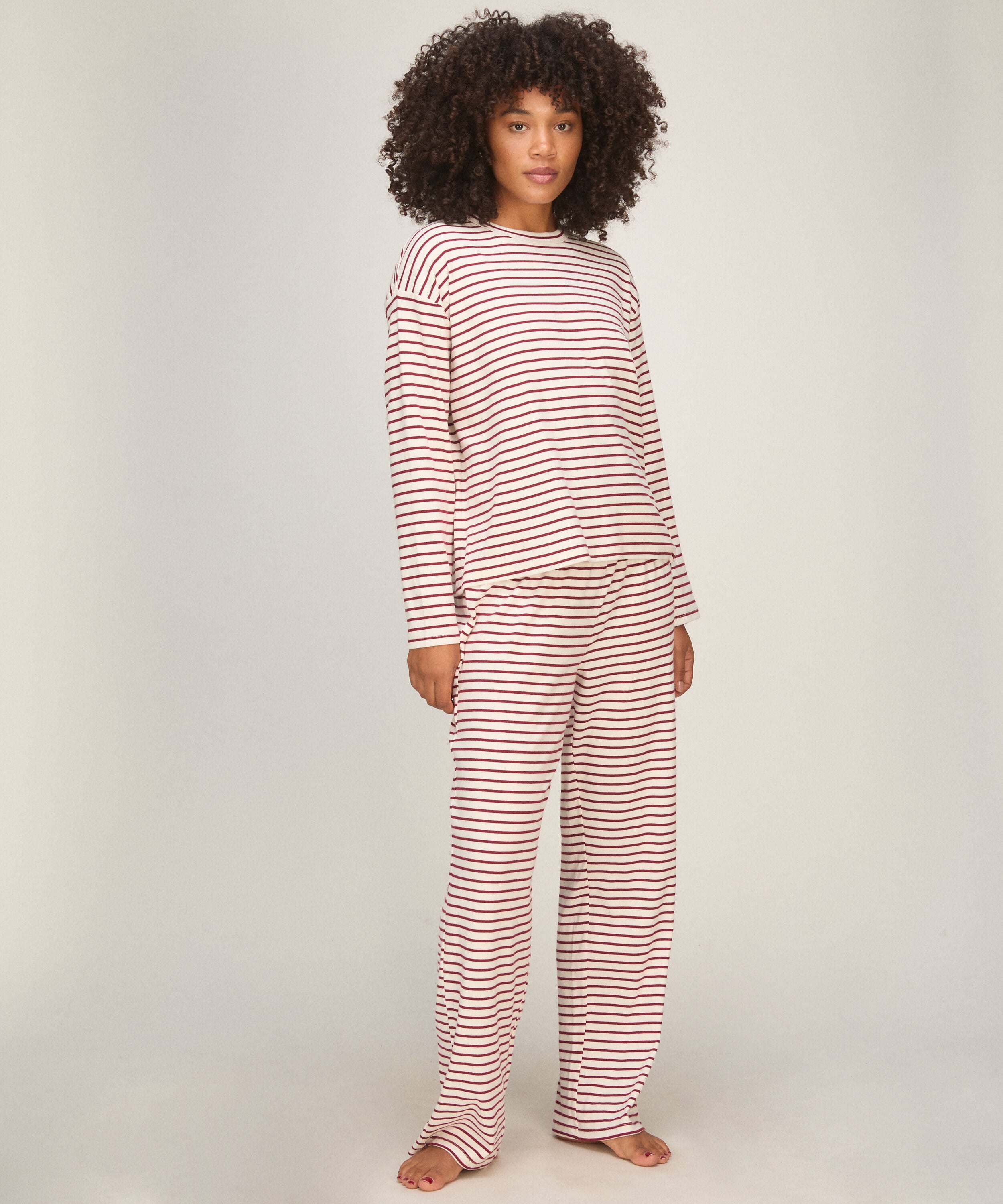 Pyjama en jersey de coton, Rouge Pyjama en jersey de coton, Rouge