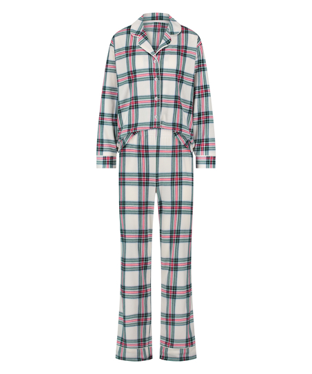 Pyjamaset Fleece, Wit