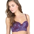 Soutien-gorge à armatures préformé longline Maya, Pourpre