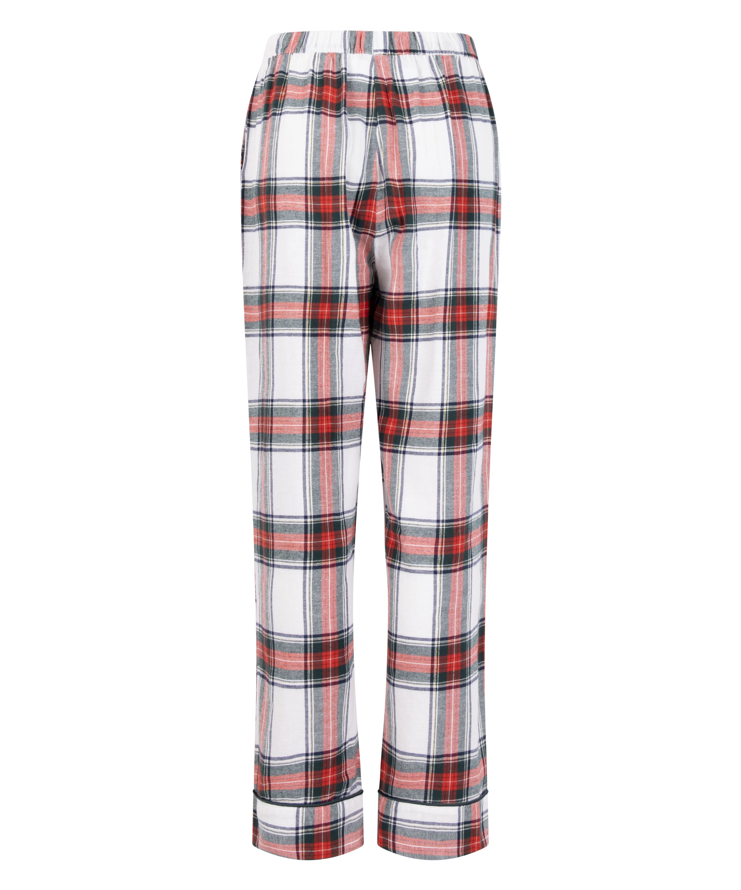 Pantalon de Pyjama Flanel, Blanc, main