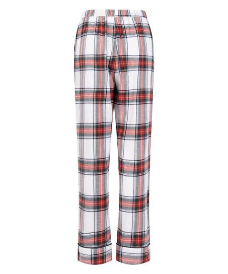 Pantalon de Pyjama Flanel, Blanc