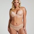 Voorgevormde push-up beugel bh Angie, Beige