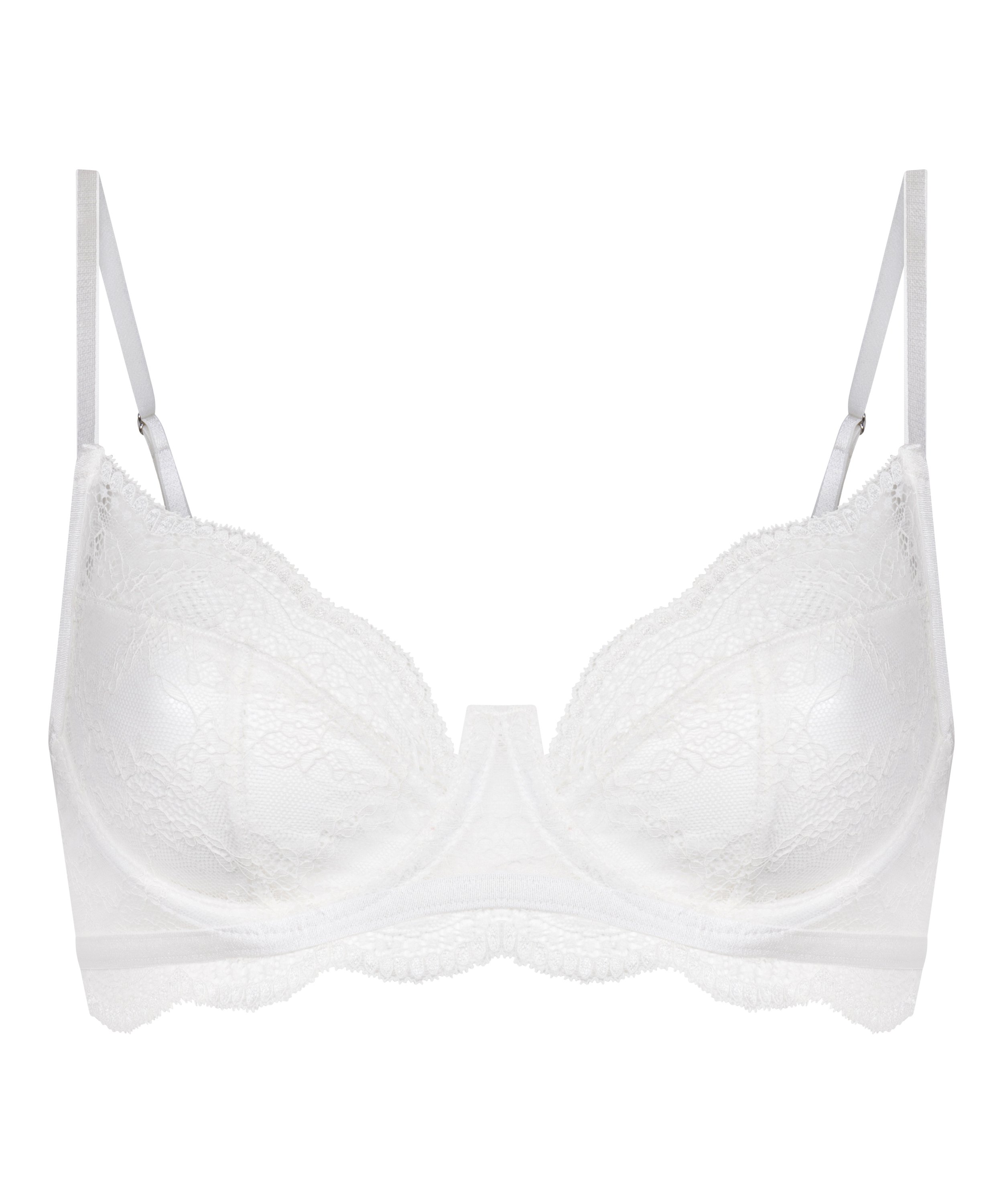 Niet-voorgevormde beugel bh Isabelle, Wit, main