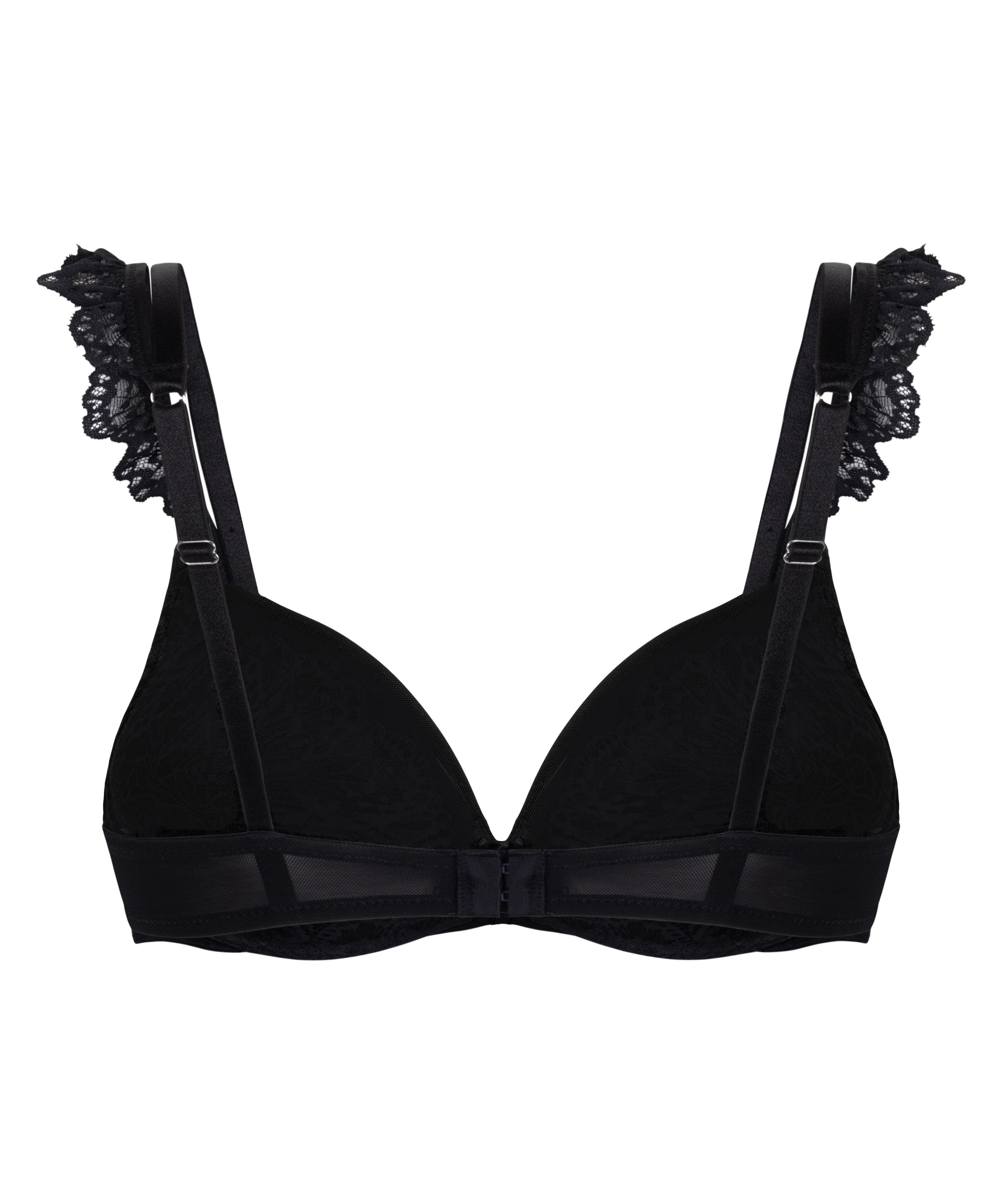 Soutien-gorge à armatures préformé push-up Posie, Noir, main