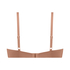 Soutien-gorge &agrave; armatures pr&eacute;form&eacute; push-up Smooth, Brun