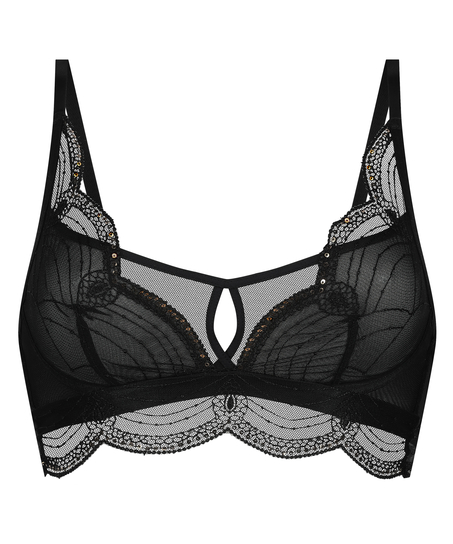 Bralette Ruby, Zwart