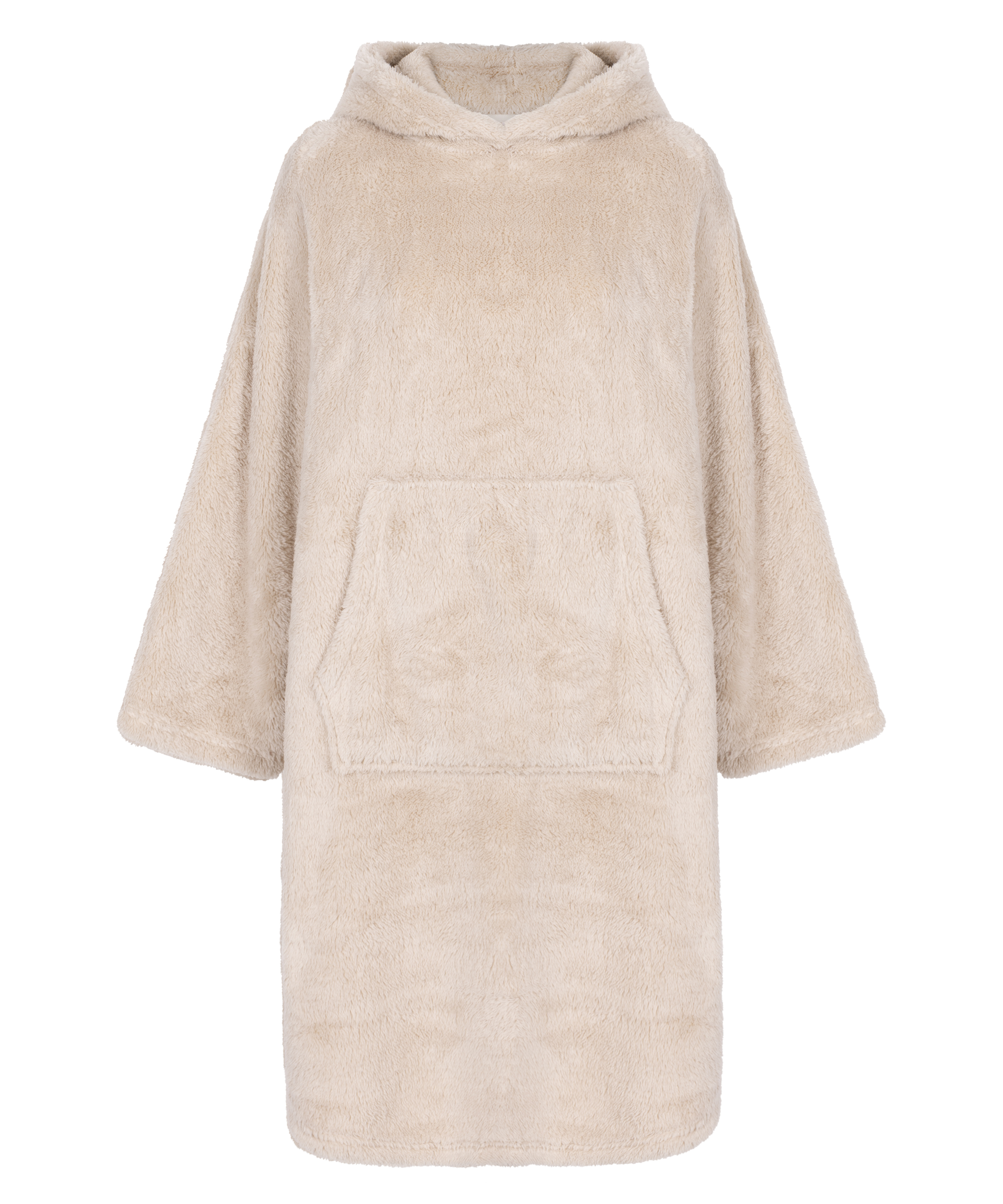 Snuggle Fleece Jurk Lounge, Beige, main