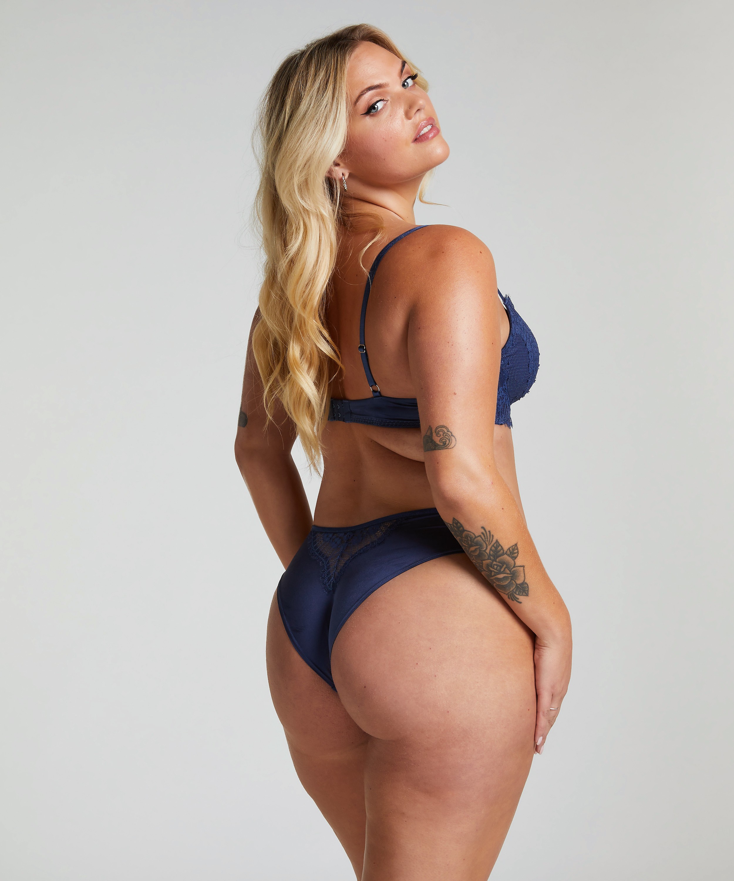 Voorgevormde beugel bh Pearlene, Blauw, main