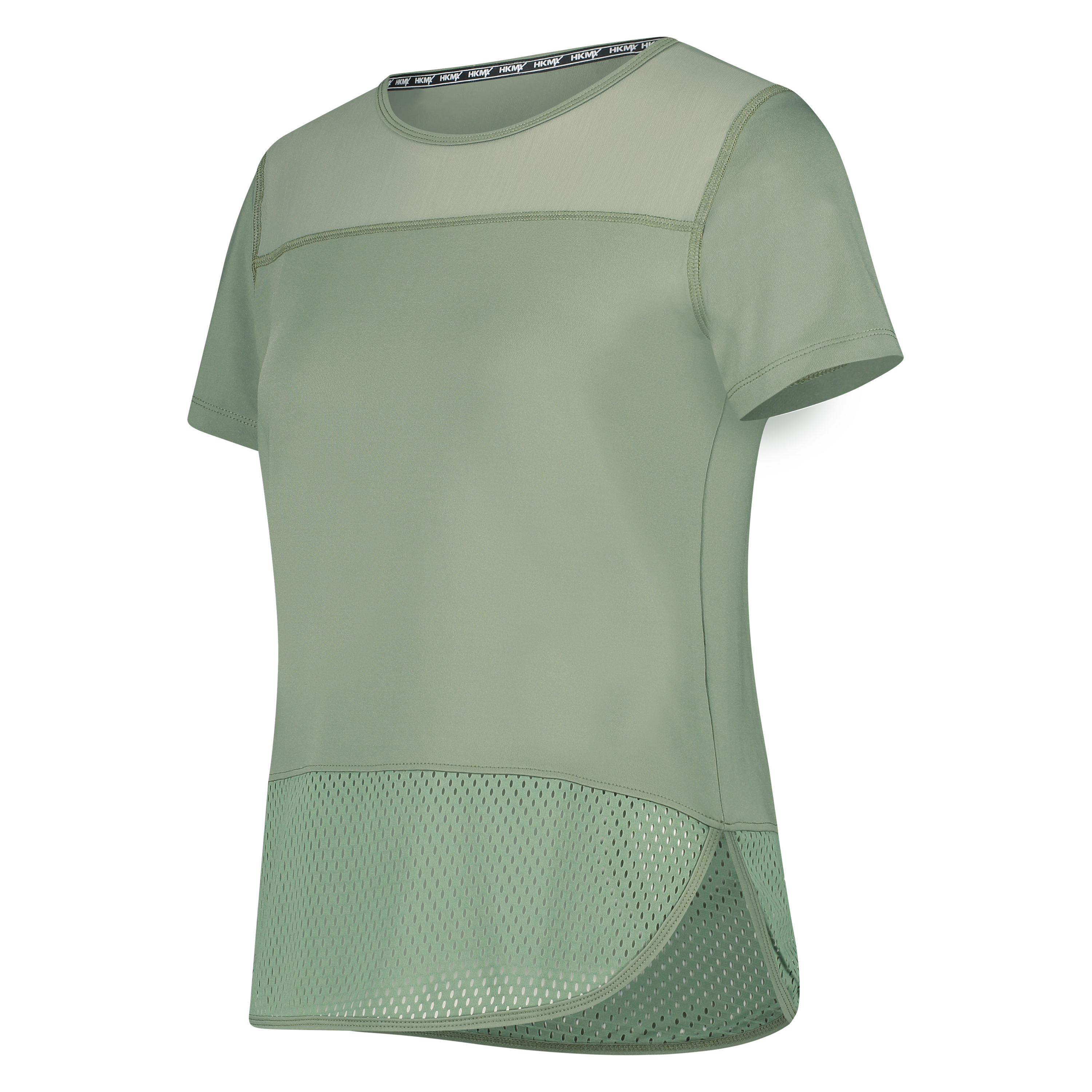 HKMX T-shirt performance mesh, Groen, main