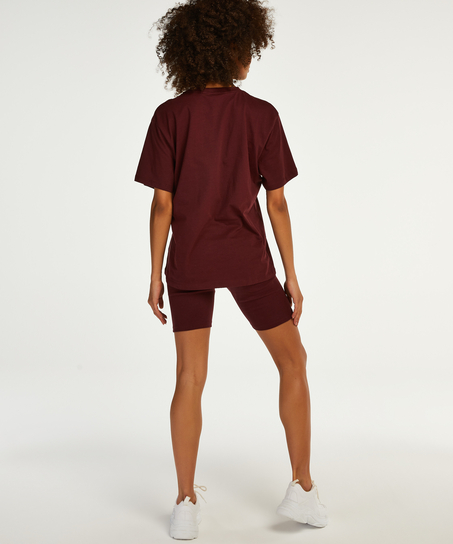 Korte pyjama set Biker, Rood