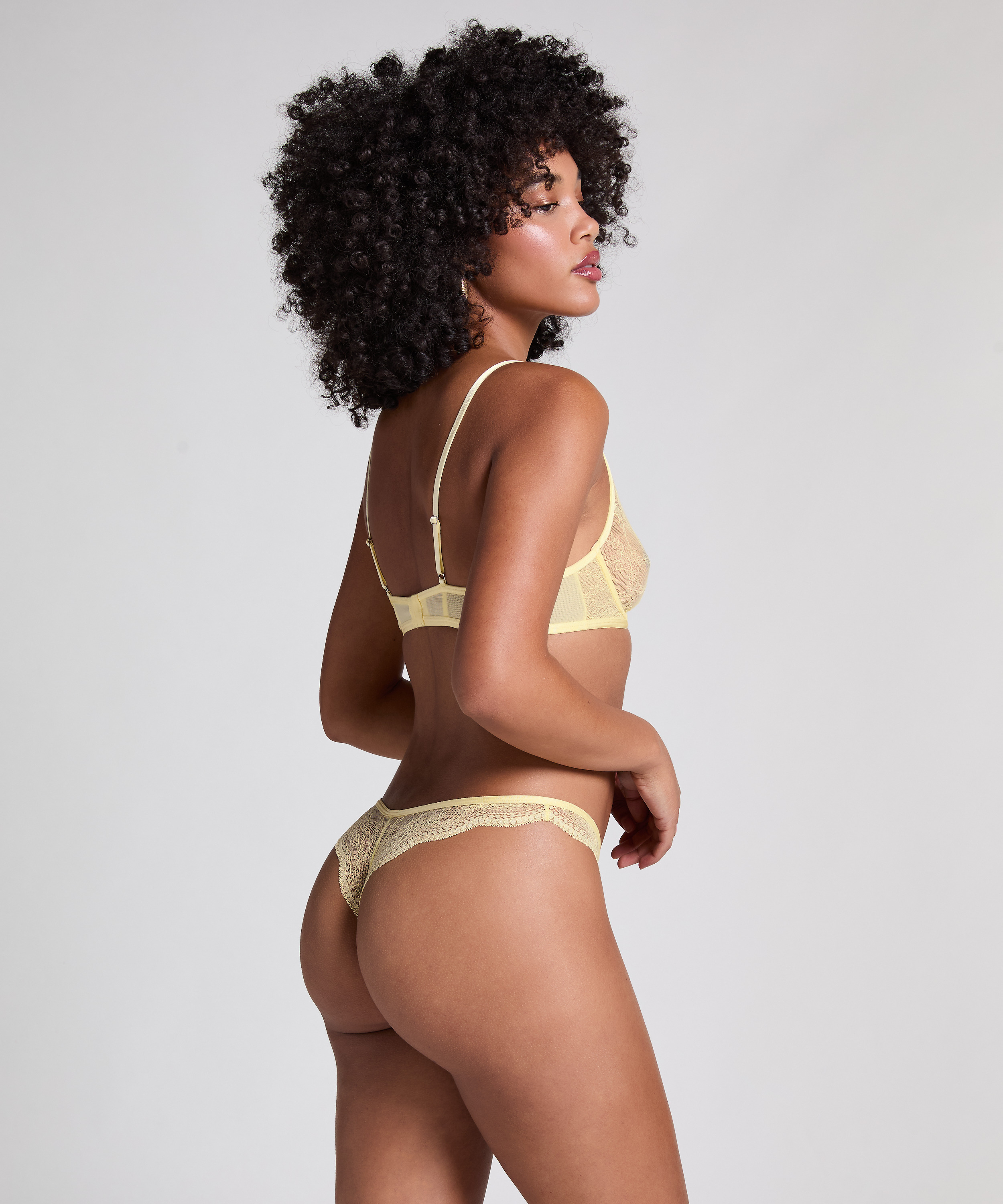 Niet-voorgevormde beugel bh Isabelle, Geel, main