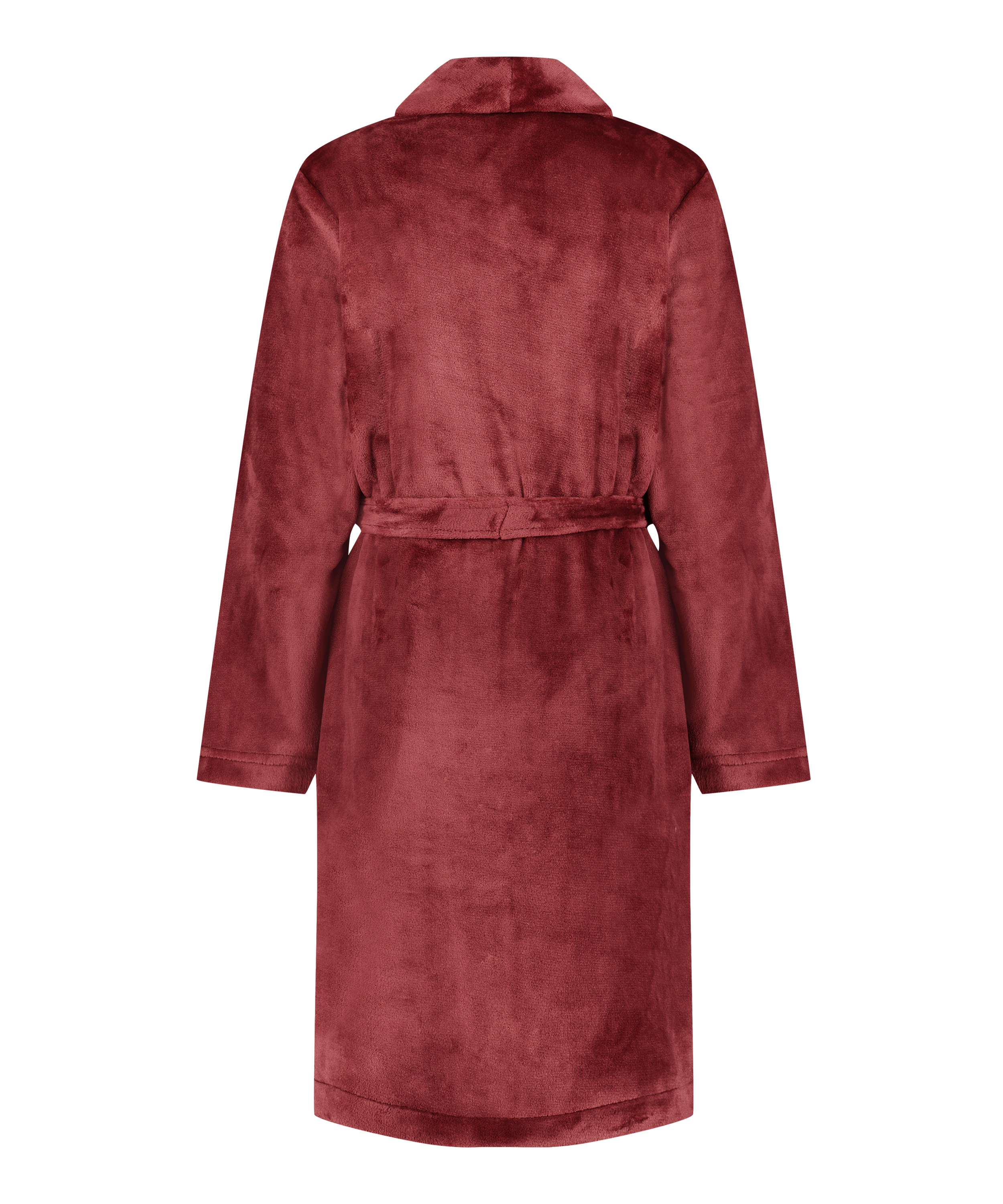 Peignoir court Fleece, Rose, main