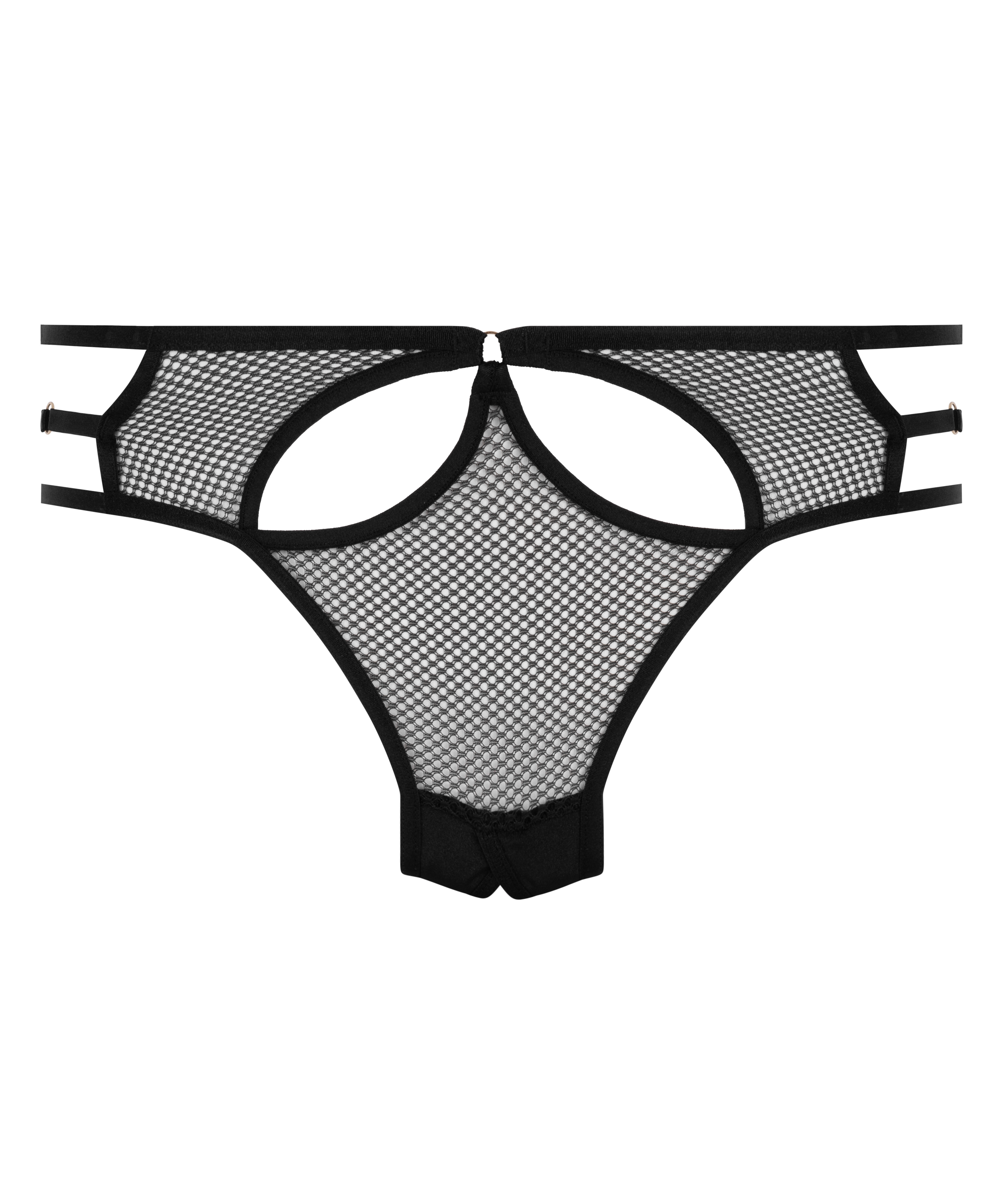 Slip brésilien Rhys Open, Noir, main