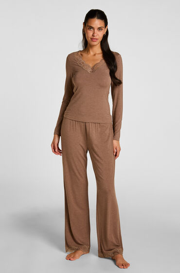 Hunkemöller Pyjama Set Nana Beige thumbnail
