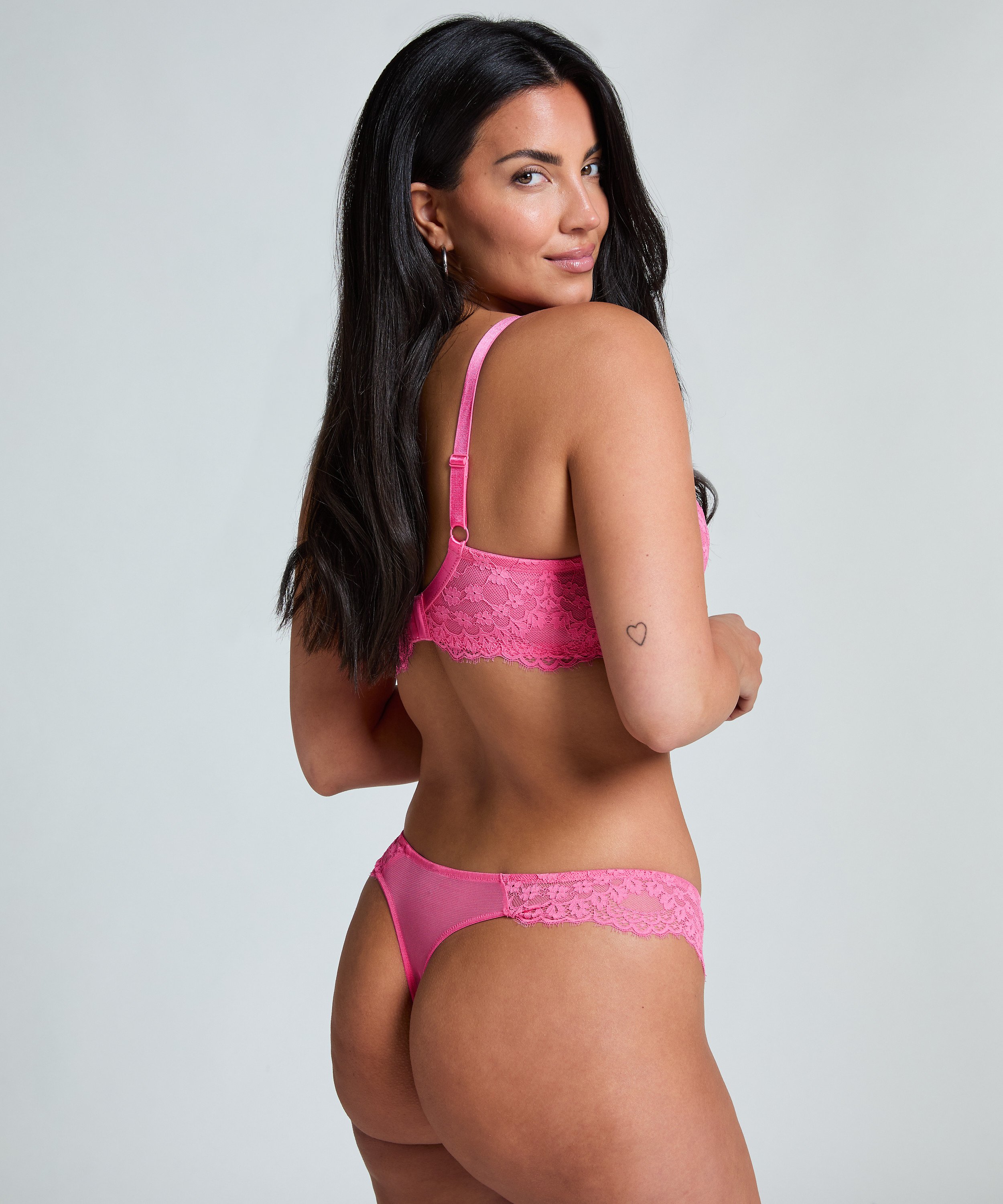 Soutien-gorge &agrave; armatures non-pr&eacute;form&eacute; Daisy, Rose, main