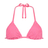 Haut de bikini triangle Hula, Rose