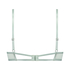Voorgevormde push-up beugel bh Lillia, Groen