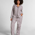 Pyjamatop Flannel, Wit