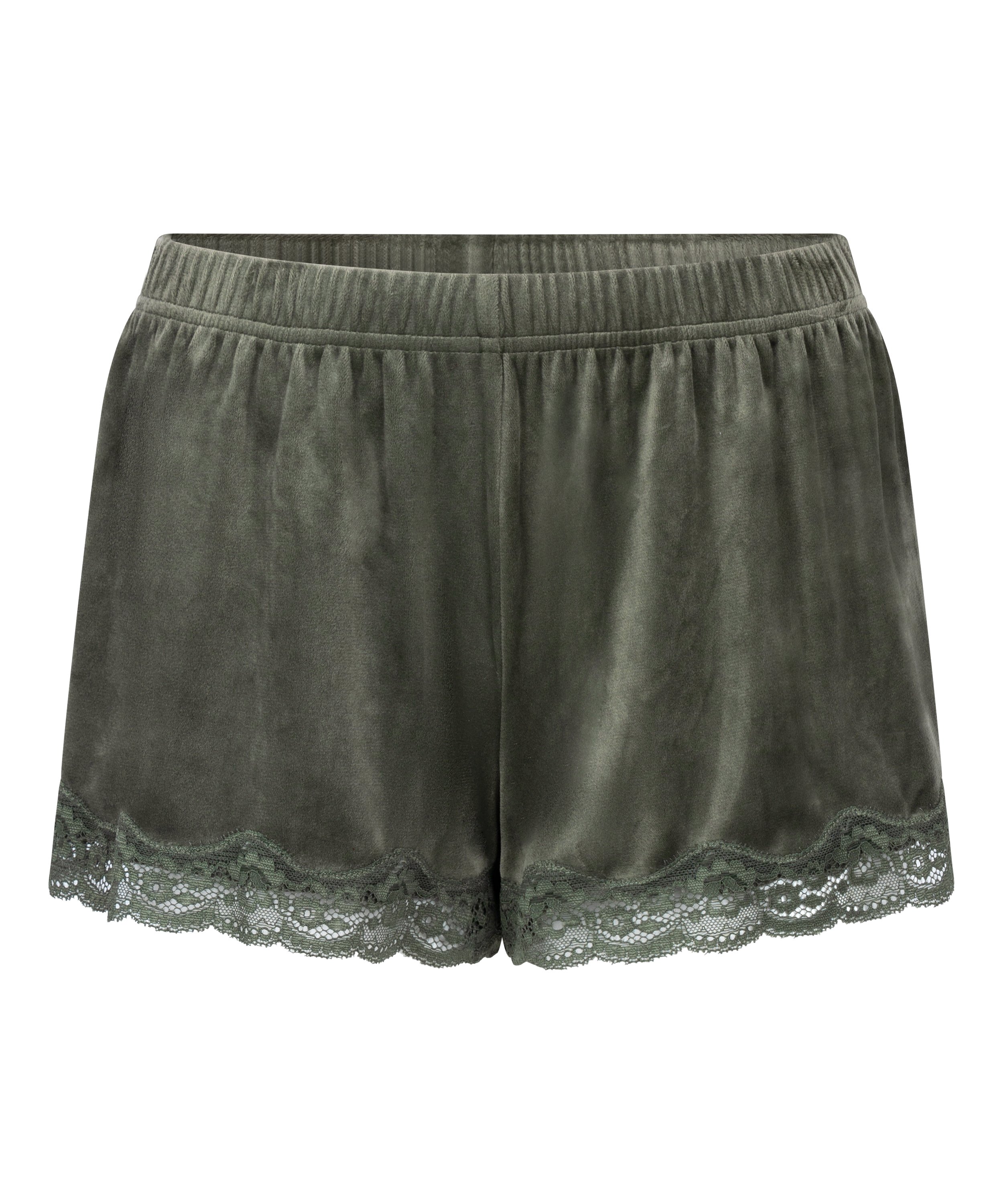 Short Velours Kant, Groen, main