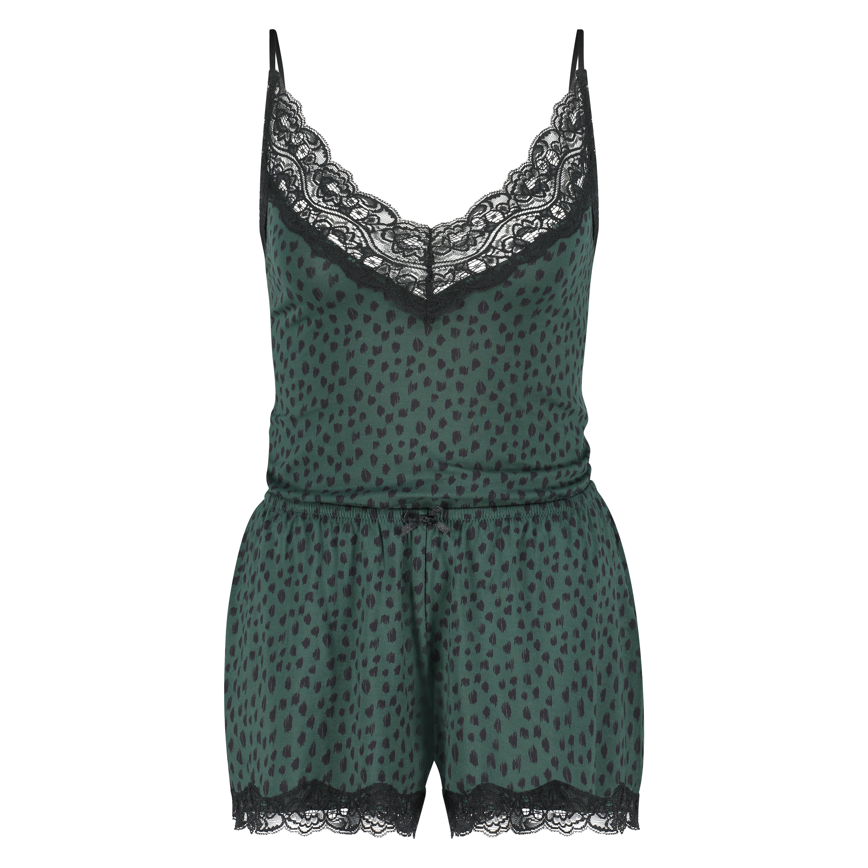 Ensemble de pyjama, Vert, main