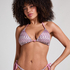 Triangel bikinitop Cali, Roze