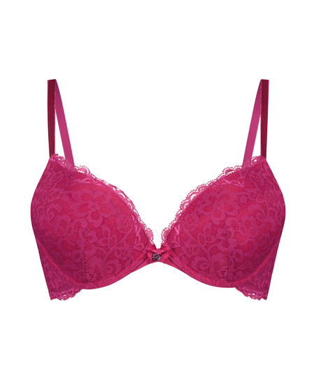 Soutien-gorge &agrave; armatures pr&eacute;form&eacute; push-up Marine, Rose