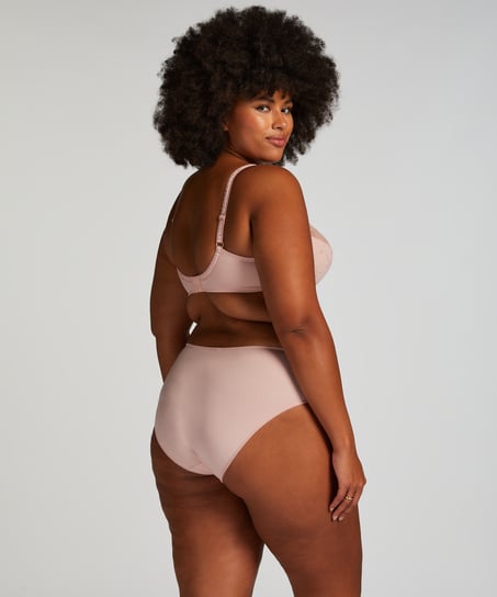 Slip taille haute Diva, Rose