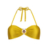 Haut de bikini bandeau Nice, Jaune